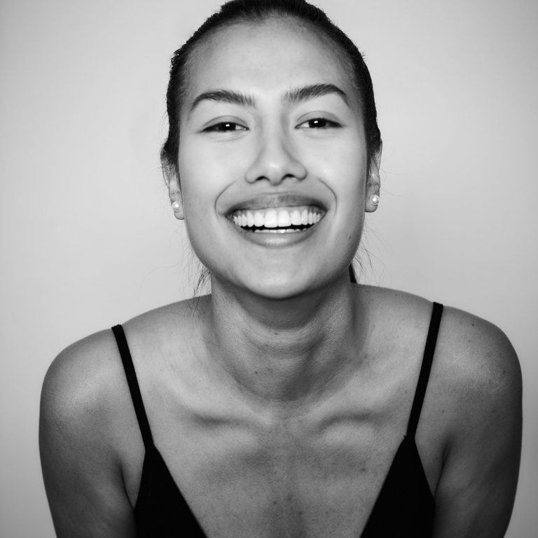 Schwarz-Weiß Portaitfoto